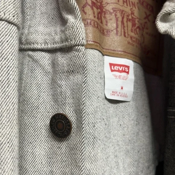 Levi's Vintage Long Trench Coat / Jacket Levi Strauss & Co. Medium READ - Picture 3 of 15